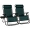 Best Choice Products Set of 2 Extra Wide Zero Gravity Lounge Chair Recliners w/ Cup Holder